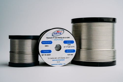 Трубчатые, проволочные припои