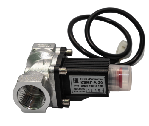 Клапан электромагнитный газовый DN-15М, DN-20М, DN-25М, DN-32М